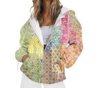 Sudadera de mujer ligera con cremallera y capucha, bolsillos, deportiva, casa, gimnasio, correr, tiempo libre, sudadera negra, modelo ligero de forro polar para primavera y otoño, Caqui-g, L