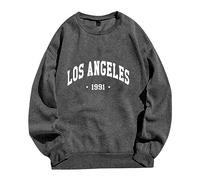 Sudadera de Mujer Sudadera con Capucha Y Cremallera Mujer Sudaderas Cuello Redondo Cárdigan Casual Vintage Sweatjacke Jacke Moda Suelto Baratas Sweatshirts Y2K Vintage Sweatjacke Jacke