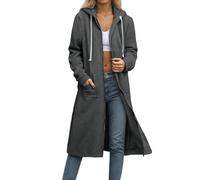 Sudadera de Mujer Sudadera con CordóN de Ajuste Sudaderas Cuello Redondo Oversize Sportswear Bolsillo con Cremallera Sudaderas Cuello Redondo Hoodie Oversize 2025 Nueva Ropa Otoño Loungewear