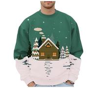 Sudadera de Navidad con texto en inglés "Merry Christmas Sun Conure Parrot Ugly Christmas", sudadera de Navidad para hombre, sudadera con texto "Merry and Bright", Negro, S