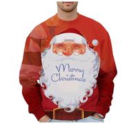 Sudadera de Navidad con texto en inglés "Merry Christmas" Sun Conure Parrot Ugly Xmas Sweater Sudadera de Navidad para hombre Merry and Bright Christmas Shirt Funny Snowflake Graphic Tee, Negro, S