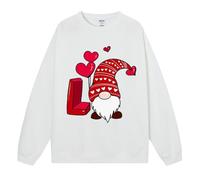 Sudadera de Navidad para mujer Oversize Otoño Invierno Cálido, Sudadera sin capucha, estampado de Papá Noel Suéteres, Chalecos y sudaderas cómodas, sudaderas, de manga larga, sudaderas, ligeras