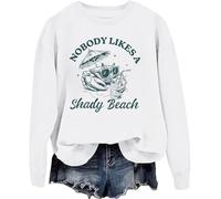 Sudadera de playa con capucha «Nobody Like A Shady Beach», Blanco-1, M