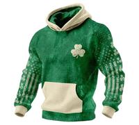 Sudadera de punto para hombre con textura, sudadera verde para un look informal y diario, verde, XL