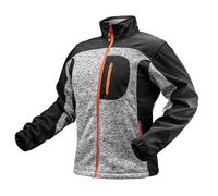 Sudadera de punto reforzada con tela softshell, tamaño XXXL