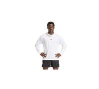 Sudadera de running adidas runhard g ls blanco S