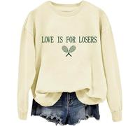 Sudadera de tenis Love Is For Losers, Love Is For Losers Tennis, Love Is For Losers, sudaderas de tenis para mujer, unisex, Khika, S