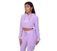 Sudadera de terciopelo corta con capucha para mujer Project X Paris L