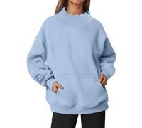 Sudadera De Terciopelo Mujer Camisetas Azul Lisa Tie Cielo Crudo Mallas Transparentes Lencera Jerseis Aborregada Cerrada Fleece Rompevientos Arregladas Joven Perchado Señoras Basico
