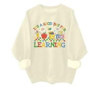 Sudadera divertida con texto en inglés «It's A Good Day For Learning», Khika, L