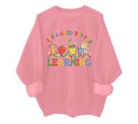 Sudadera divertida con texto en inglés «It's A Good Day For Learning», rosa, L