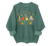 Sudadera divertida con texto en inglés «It's A Good Day For Learning», verde, L