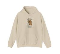 Sudadera divertida para amantes de los perros, sudadera acogedora con capucha para dueños de mascotas, regalo para los amantes de los animales, ropa casual, no es una persona matutina, Arena, XXXXL