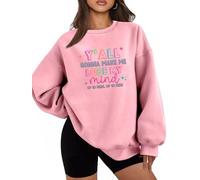 Sudadera divertida para profesora para mujer, con texto en inglés "Y'all Gonna Make Me Loose My Mind", camiseta gráfica Humor Teach Life, suéter para otoño e invierno, rosa, XXL