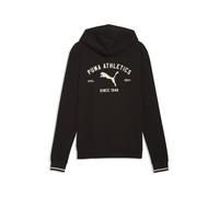 Sudadera estampada con capucha PUMA Class Graphic para hombre, Ropa, Negro, XL XL