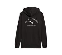 Sudadera estampada con capucha PUMA Class Graphic para hombre, Ropa, Negro, XS XS