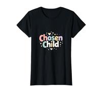Sudadera Favorita para Hija elegida para niño Camiseta, Mujer, Negro, 3XL