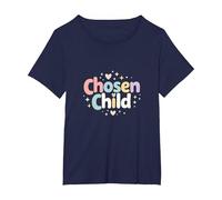 Sudadera Favorita para Hija elegida para niño Camiseta, Mujer Tallas Grandes, Azul Marino, 2XL Grande
