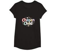 Sudadera Favorita para Hija elegida para niño Camiseta, Niñas, Negro, Mediano