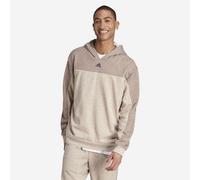 Sudadera Fitness Soft Training Adidas Hombre Beis Capucha 2XL