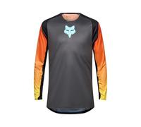 Sudadera Fox Flexair Grid Negro/Naranja S