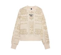 Sudadera Fox Lady Circa 74 Oversized Fleece Crew Off White XS