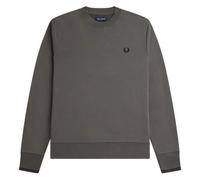 Sudadera Fred Perry con cuello redondo en gris metalizado