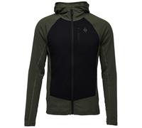 Sudadera funcional de hombre Black Diamond M Coefficient Lt Hybrid Hoody Talla: XL / Color: verde/negro