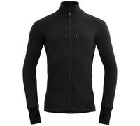 Sudadera funcional de hombre Devold Egga Grid Merino Jkt Talla: M / Color: negro