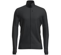 Sudadera funcional de hombre Icebreaker M Mer 260 Quantum IV LS Zip Talla: L / Color: negro