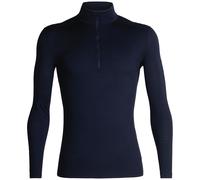 Sudadera funcional de hombre Icebreaker Men Merino 200 Oasis LS Half Zip Talla: L / Color: azul oscuro