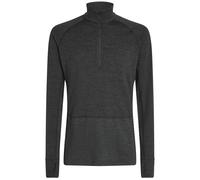 Sudadera funcional de hombre Icebreaker ZoneKnit™ 260 LS Half Zip Talla: M / Color: gris oscuro