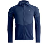 Sudadera funcional de hombre Ortovox Fleece Light Grid Hoody M Talla: XL / Color: azul