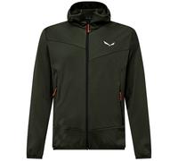 Sudadera funcional de hombre Salewa Puez Altavia Pl Hd Jkt M Talla: XXL / Color: verde oscuro