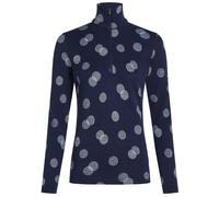 Sudadera funcional de mujer Icebreaker W Mer 260 Vertex LS Half Z FallFl Talla: S / Color: azul oscuro