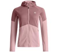 Sudadera funcional de mujer Ortovox Fleece Light Grid Hoody W Talla: M / Color: rosa