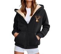 Sudadera genérica para mujer, Navidad, estampado de muñeco de nieve, terciopelo, suéter, de manga larga, chaleco para mujer, cómodo, sudadera, invierno, suéter, lindo, chaleco casual, sudadera con