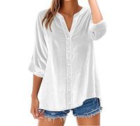 Sudadera genérica para mujer sin capucha, sudadera para mujer, supersuave, suave, lástica, algodón, lino y lino, color liso, para una comodidad diaria para primavera, otoño e invierno, sudaderas