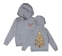 Sudadera genérica para niño, niña, manga larga, estampado de Navidad, suave, capucha, sudadera con capucha, para niña, ropa infantil, cómoda