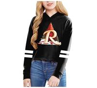 Sudadera genérica para niño y niña, manga larga, estampado de Navidad, capucha, sudadera con capucha, camiseta y camiseta