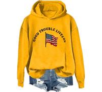 Sudadera Good Trouble, camiseta Good Trouble Lives On, camisas de arco iris de protesta para mujeres y hombres, 36892.00041666667, XXL