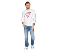 GUESS Sudadera 'Audley' rojo / negro / blanco, Talla S
