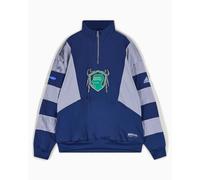 Sudadera Half Zip adidas Originals x Brain Dead para hombre Azul XXL