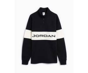 Sudadera Half Zip con logo Jordan Golf Dri-FIT para hombre Negro S