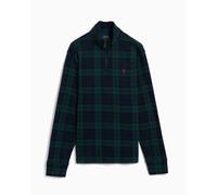 Sudadera Half Zip de cuadros Polo Ralph Lauren Jacquard para hombre Azul,Verde M