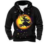Sudadera Halloween Hombre,Sudaderas Hombres con Capucha con Estampado