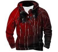 Sudadera Halloween Hombre,Sudaderas Hombres con Capucha con Estampado