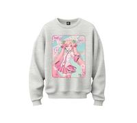 Sudadera Hatsune Miku Mujer, gris, S además de su talla