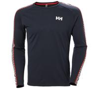 Helly Hansen Lifa Active Stripe Crew, Camisa Hombre, Azul (Blue), M