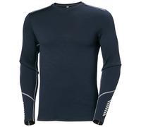 Helly Hansen Lifa Merino Midweight Crew, conjunto, hombre, navy M(50) Navy